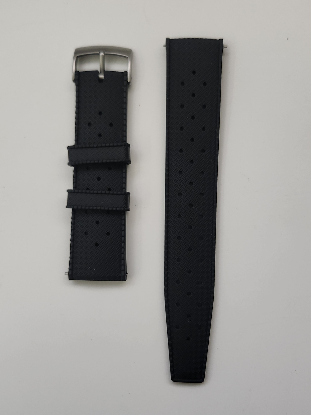 Black Tropic Watch Strap 22mm